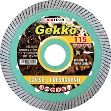 disc diamantat pentru gresie diatech gekko gk115 115x22.2x10