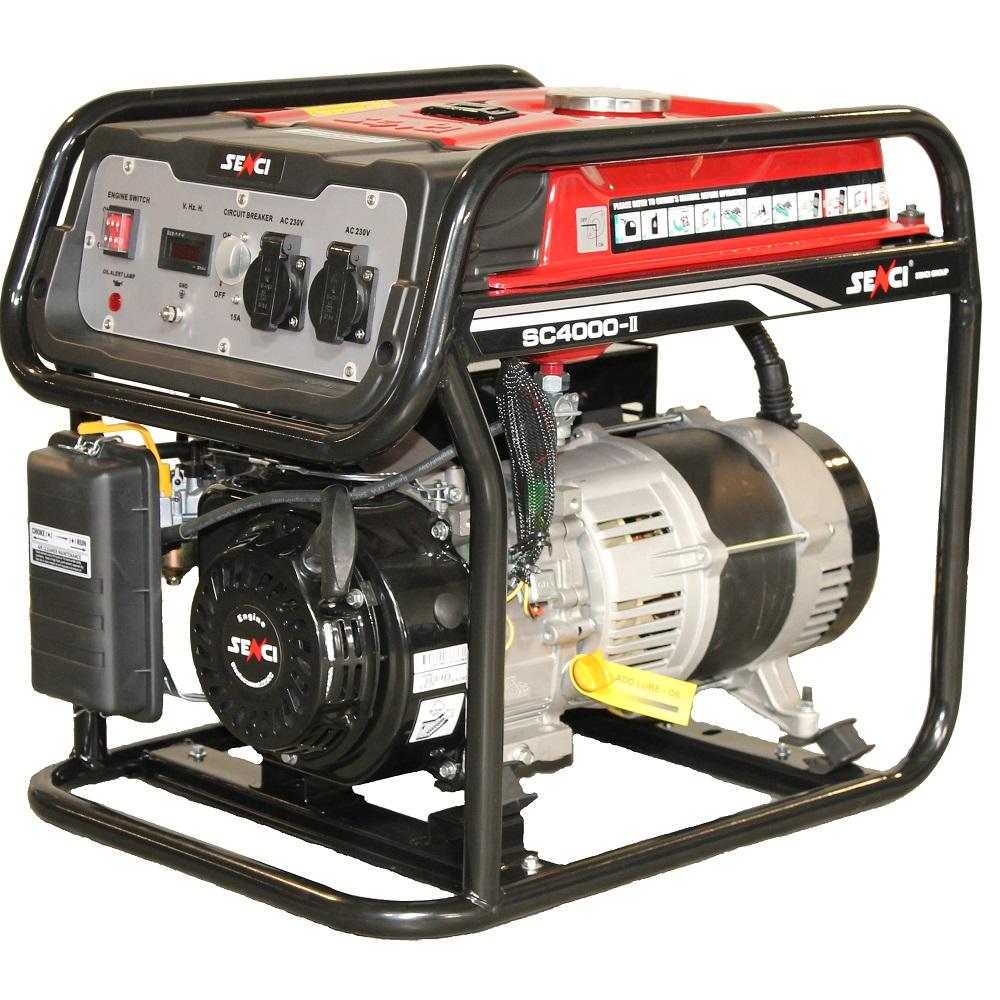 generator curent monfazic senci sc-4000 putere max. 3.8 kw 230v 50 hz avr motor benzina