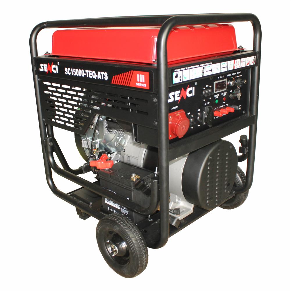 generator curent trifazic senci sc18000te max. 17 kw 400v 5kw/230v demaraj electric rezervor 60l