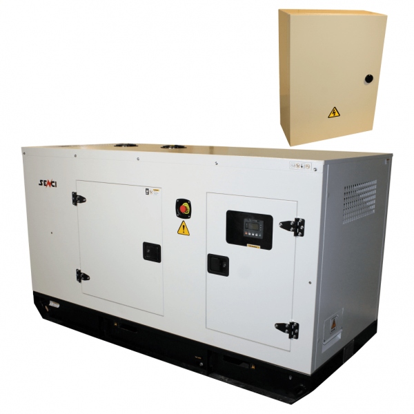 Generator SCDE 19YS-ATS, Putere max. 19 kVA, 400V, AVR, motor Diesel